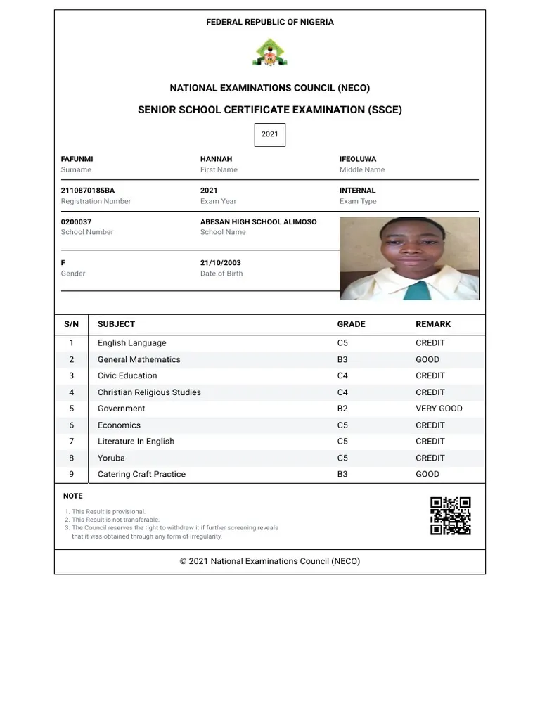 Can I Use Another Token to Check My NECO Result