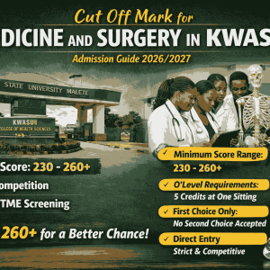 Cut Off Mark For Medicine And Surgery In Kwasu
