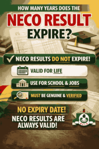 How Many Years Does The Neco Result Expire