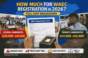 How Much For Waec Registration In 2026