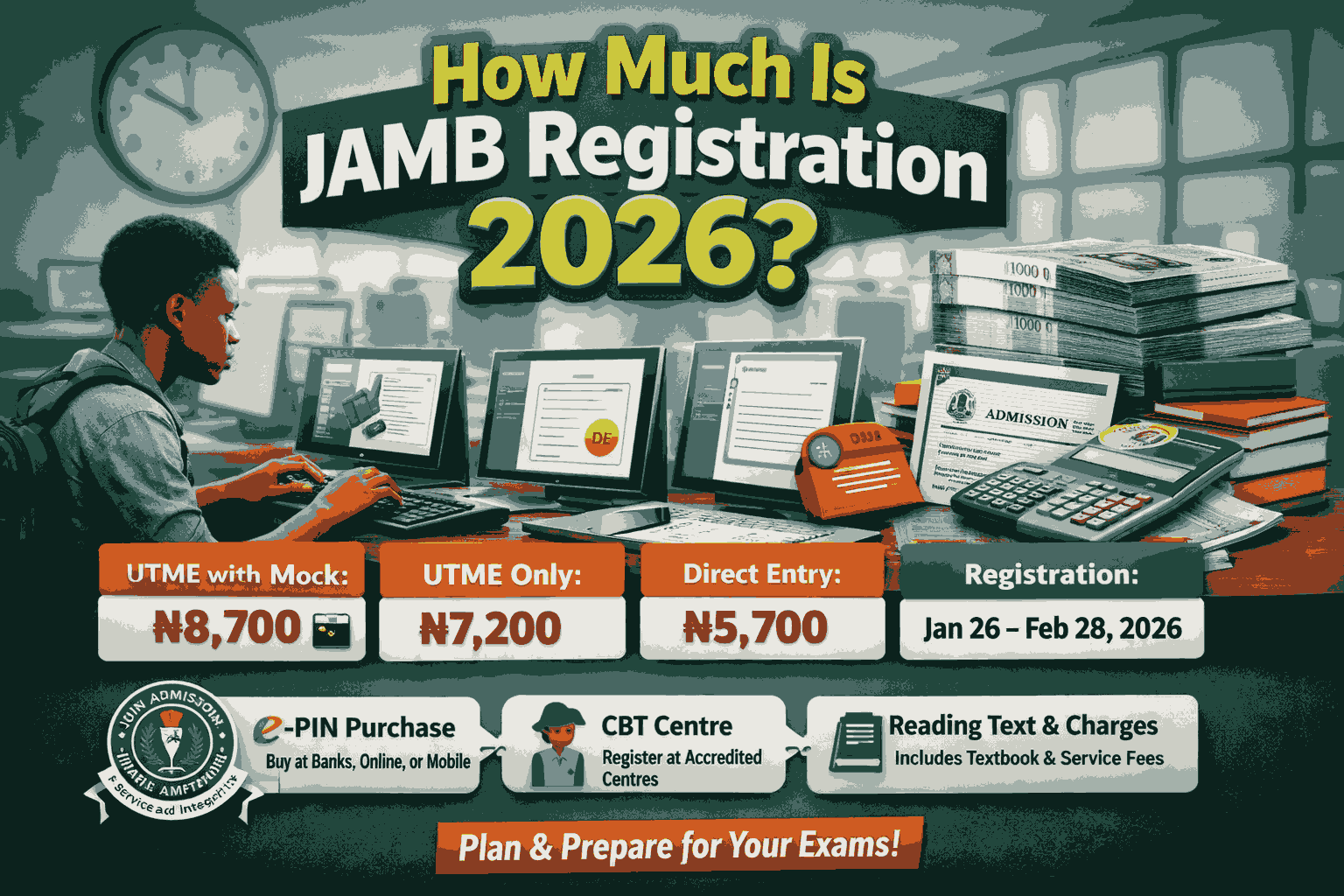 How Much Is Jamb Registration 2026