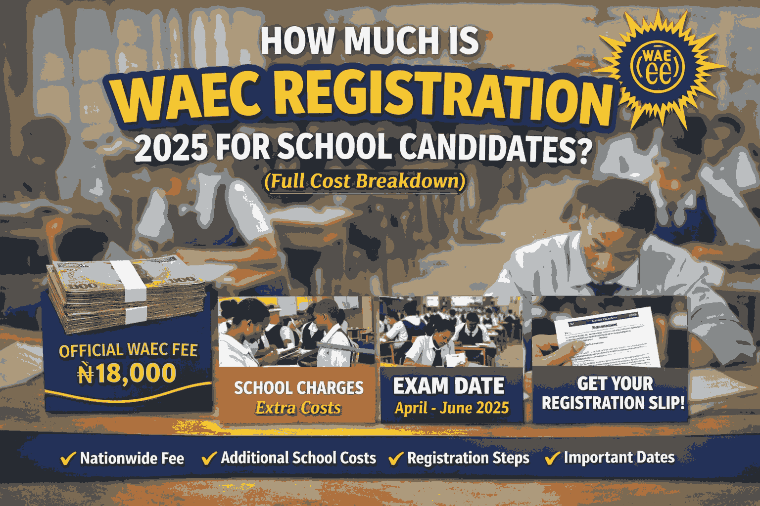 How Much Is Waec Registration 2025 For School Candidates