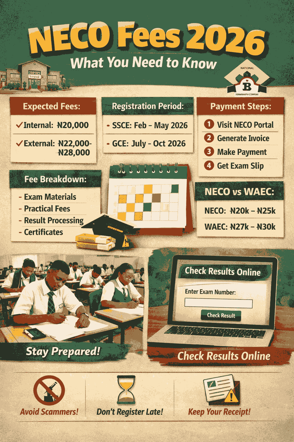 Neco Fees 2026