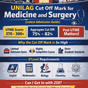 Unilag Cut Off Mark For Medicine And Surgery