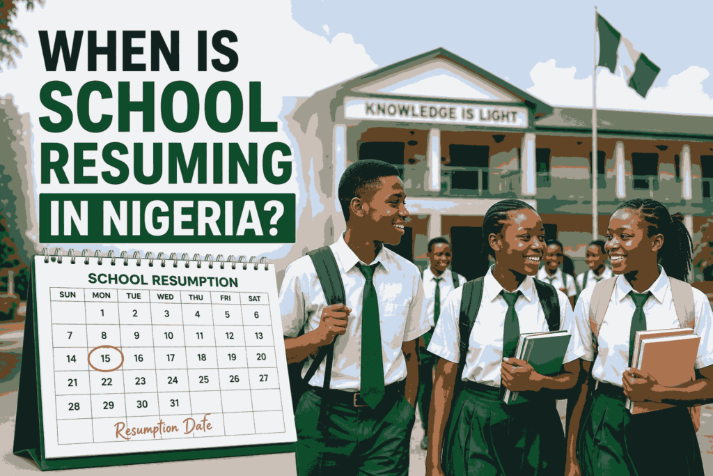 When Is School Resuming in Nigeria? Full 2026 School Resumption Guide for Primary, Secondary, and University Students