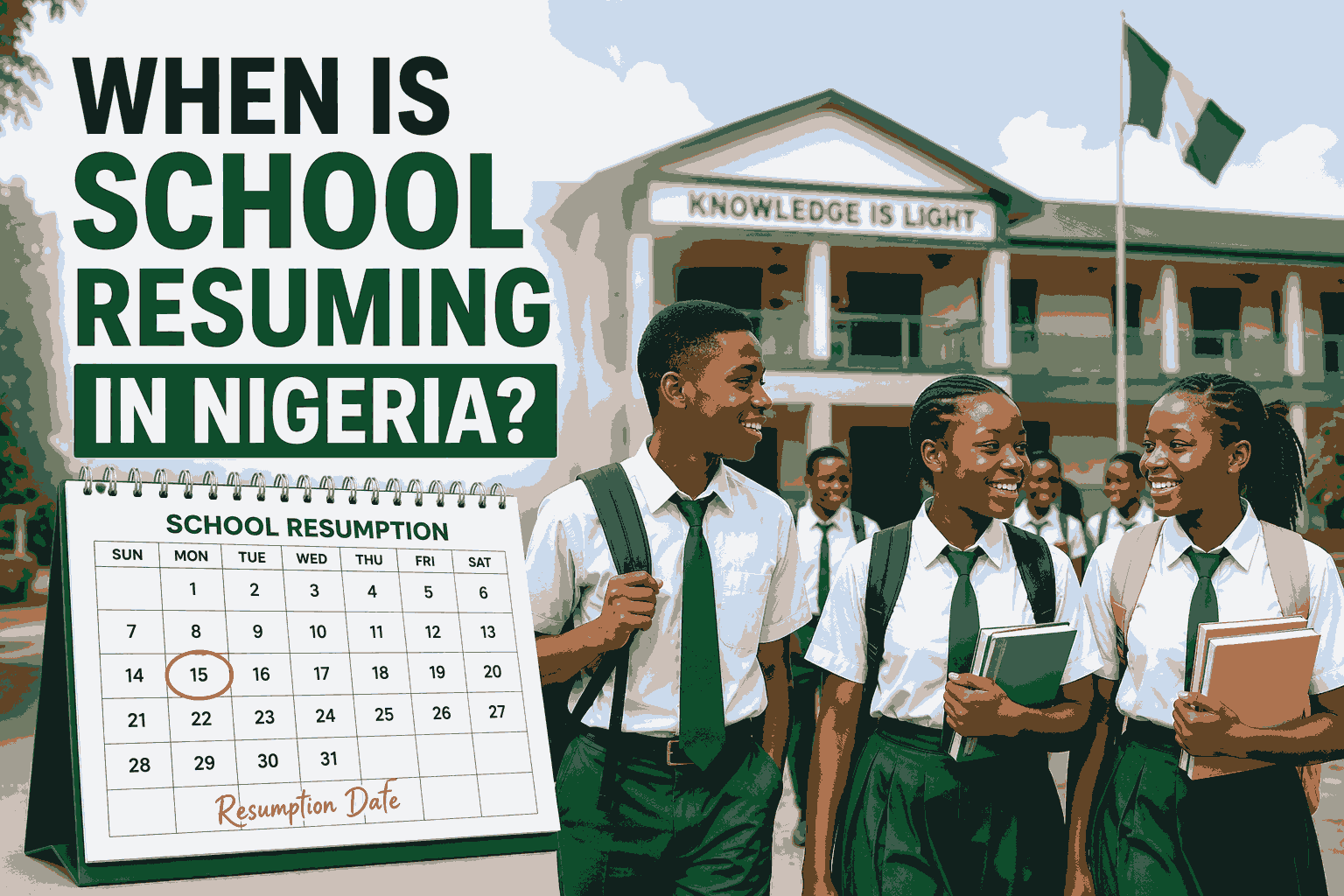 When Is School Resuming in Nigeria? Full 2026 School Resumption Guide for Primary, Secondary, and University Students